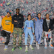 Virgil Alboh (third from left) and the NikeLab Chicago Re-Creation Center mentee panel.